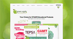 Desktop Screenshot of greenappleeducationalproducts.com