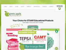 Tablet Screenshot of greenappleeducationalproducts.com